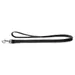 Das Lederband Hundeleine Boston schwarz/schwarz