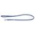 Das Lederband Hundeleine Cannes Saphire