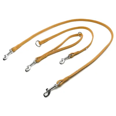 Das Lederband Universal Hundeleine Boston sand/sand Das Lederband Universal Hundeleine Boston sand/sand