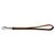 Das Lederband Hundekurzführer Granada walnut/black