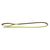 Das Lederband Hundeleine Amsterdam Lime/Lava