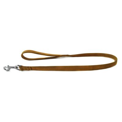 Das Lederband Hundeleine Boston sand/sand