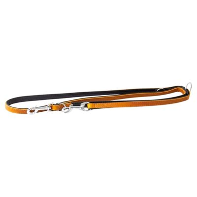 Das Lederband Hundeführleine Vancouver Maroon/Black