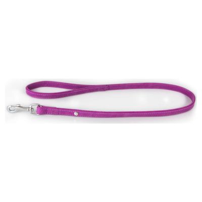 Das Lederband Hundeleine Boston Violet