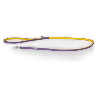 Das Lederband Hundeleine Firenze Lilac/Sunshine Das Lederband Hundeleine Firenze Lilac/Sunshine
