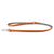 Das Lederband Hundeleine New York orange/stone