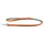 Das Lederband Hundeleine New York orange/stone