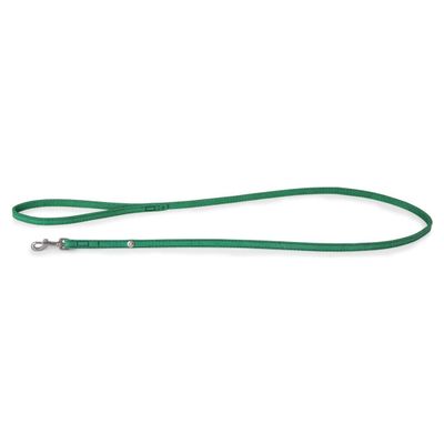Das Lederband Hundeleine Toronto Leaf Green