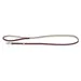 Das Lederband Hundeleine Amsterdam Merlot/Grey