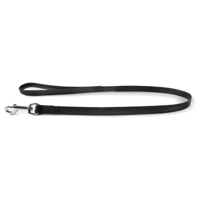 Das Lederband Hundeleine Roma schwarz/schwarz Das Lederband Hundeleine Roma schwarz/schwarz