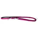 Das Lederband Hundeführleine Vancouver Violet/Black