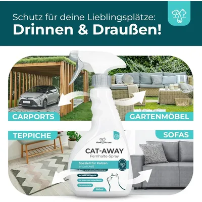 HomePetLab Katzenabwehrspray Cat-Away 500ml Sprühflasche HomePetLab Katzenabwehrspray Cat-Away 500ml Sprühflasche