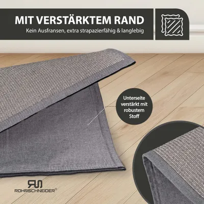 Ersatz-Sisalmatte mit Reißverschluss Ersatz-Sisalmatte mit Reißverschluss