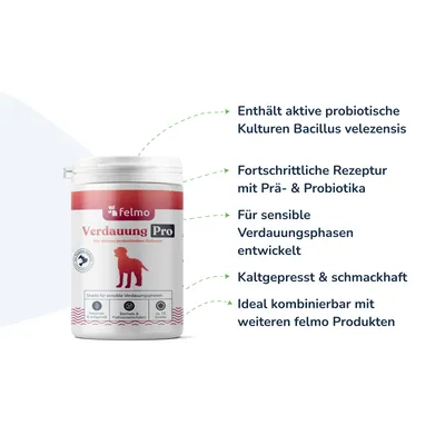 felmo Verdauungs-Snacks Pro für Hunde felmo Verdauungs-Snacks Pro für Hunde