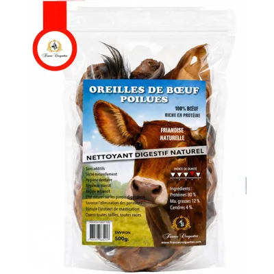 Oreilles de Bœuf Poilues 100% Naturelles Oreilles de Bœuf Poilues 100% Naturelles