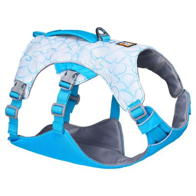 Ruffwear Kühlgeschirr Swamp Cooler Harness Biolumin Blue