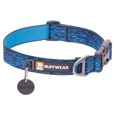 Ruffwear Hundehalsband Flat Out™ Collar Oceanic Distortion