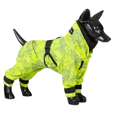 PAIKKA Hunde Regen Overall Neon leicht & reflektierend "Rain Suit neon“ PAIKKA Hunde Regen Overall Neon leicht & reflektierend "Rain Suit neon“