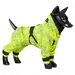 PAIKKA Hunde Regen Overall Neon leicht & reflektierend "Rain Suit neon“