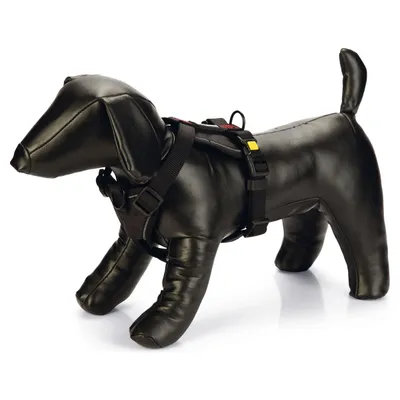 Beeztees Hunde Y-Geschirr Parinca Premium Nylon schwarz Beeztees Hunde Y-Geschirr Parinca Premium Nylon schwarz
