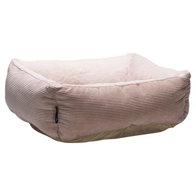 Beeztees Katzenbett Moza aus Plüsch rosa