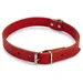Beeztees Hundehalsband Leder rot