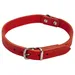 Beeztees Hundehalsband Leder rot