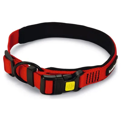 Beeztees Hundehalsband Parinca Premium Nylon rot