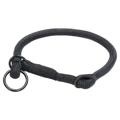 Beeztees Hundehalsband Parinca Premium rund Nylon schwarz Beeztees Hundehalsband Parinca Premium rund Nylon schwarz