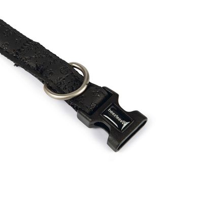 Beeztees Hundehalsband Mac Leder schwarz