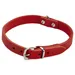 Beeztees Hundehalsband Leder rot