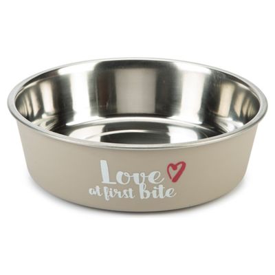 Beeztees Hundenapf First Bite grau