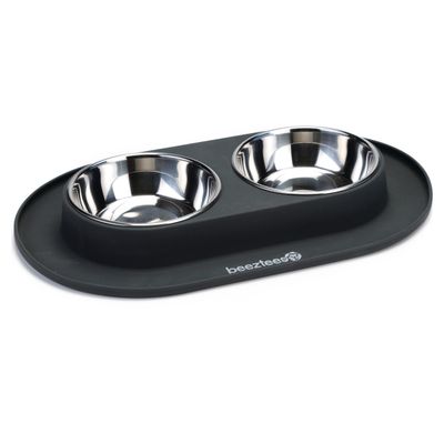 Beeztees Dinnerset Silikon anthrazit