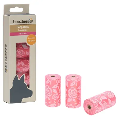 Beeztees Kotbeutel abbaubar Rose Beeztees Kotbeutel abbaubar Rose
