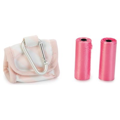 Beeztees Puppy Kottütenspender mit Tasche rosa