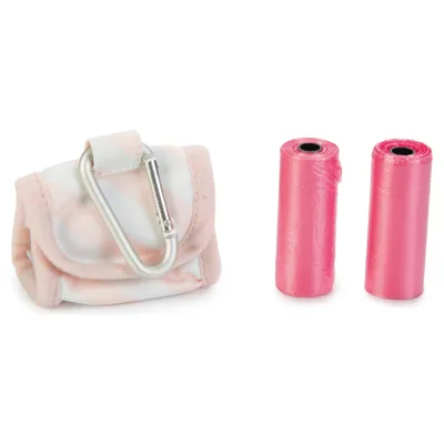 Beeztees Puppy Kottütenspender mit Tasche rosa Beeztees Puppy Kottütenspender mit Tasche rosa