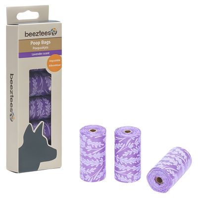 Beeztees Kotbeutel abbaubar Lavendel