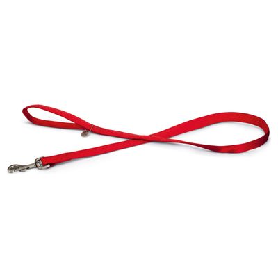 Beeztees Hundeleine Mac Leder rot