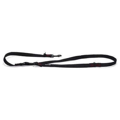 Beeztees Verstellbare Hundeleine Parinca Premium Nylon schwarz