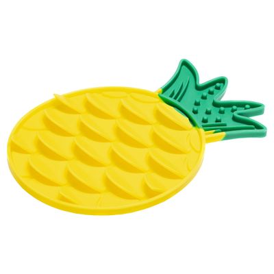 Beeztees Leckmatte Ananas Za gelb