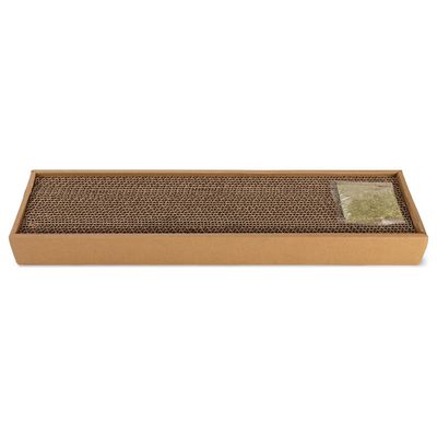 Beeztees Minus One Kratzbrett aus Pappe Ilano beige-braun