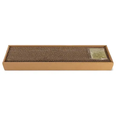 Beeztees Minus One Kratzbrett aus Pappe Ilano beige-braun Beeztees Minus One Kratzbrett aus Pappe Ilano beige-braun