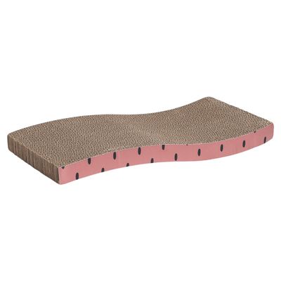 Beeztees Kratzbrett Dots aus Karton rosa