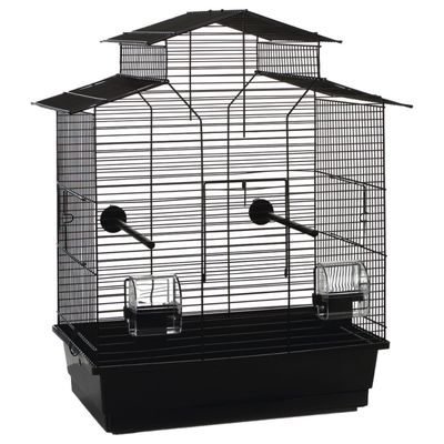 Beeztees Vogelkäfig Iza 2 Pagoda schwarz