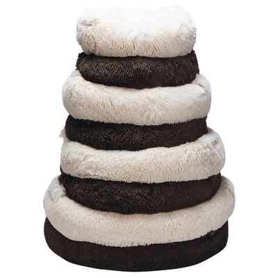 Beeztees Hundebett Yala aus Plüsch beige