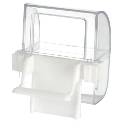 Beeztees Vogel Futter-und Wassernapf transparent/weiß - 2er Pack Beeztees Vogel Futter-und Wassernapf transparent/weiß - 2er Pack