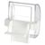 Beeztees Vogel Futter-und Wassernapf transparent/weiß - 2er Pack