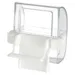 Beeztees Vogel Futter-und Wassernapf transparent/weiß - 2er Pack