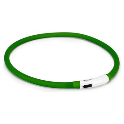 Beeztees Hundehalsband Safety Gear Dogini USB grün