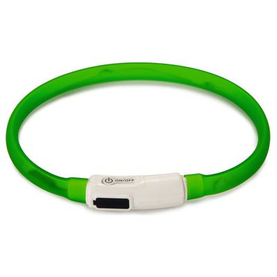 Beeztees Hundehalsband Safety Gear Dogini USB grün